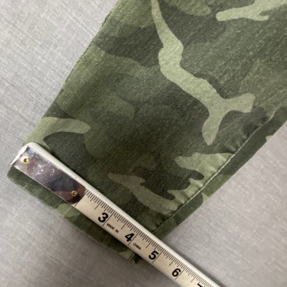 Maurices Skinny Jeans Green Camouflage Sz Large - Picture 9 of 9